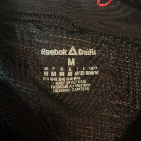 Red Reebok CrossFit Shorts - Picture 3 of 3